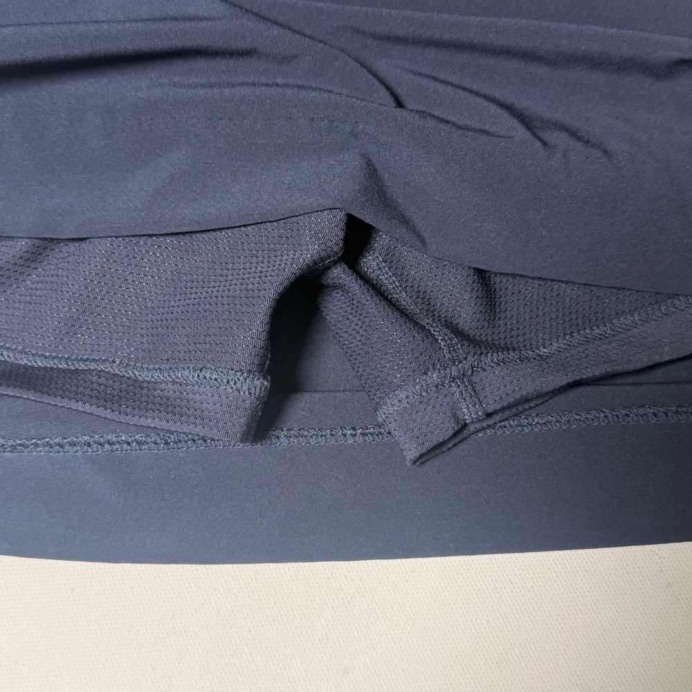 ATHLETA Navy Skort Size 6 Golf Tennis Built-In Shorts Pockets Stretch Activewear - Picture 7 of 11